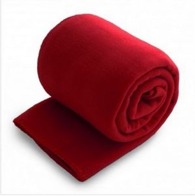 Blank Fleece Throw Blanket - Red (50"X60")