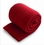 Blank Fleece Throw Blanket - Red (50"X60"), Price/piece