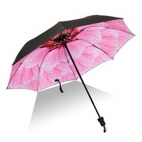 Custom UV Protection Full Color Underneath Umbrella, 25" H x 39" D