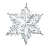 Custom Metallic Winter Snowflake, 24