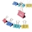 Custom Multi color Binder Clips for Notes Letter, 2" L x 1.5" W, Price/piece