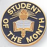 Blank Scholastic Award Pin (Student of the Month), 3/4