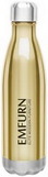 Custom 17 Oz Gold H2Go Force Copper Vacuum Insulated Thermal Bottle, 10.375