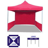 Custom Canopy Tent with Sidewalls and Backwall, 10