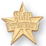 Blank Star Performer Chenille Letter Pin