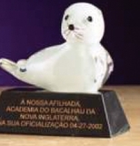 Custom White Harp Seal Award (4.5