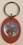 Custom Rubber/PVC Oval Key Tag - Orange, 1 11/16" L x 1 5/16" W, Price/piece