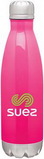 Custom 17 Oz. Neon Pink H2Go Force Bottle, 10.375