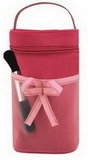 Custom Ribbon Roll Shape Cosmetic Bag w/Handle (4
