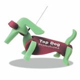 Custom Walking Pet Weiner Dog on a Leash