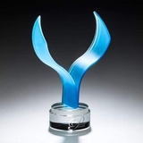 Custom Blue Aerial Leadership Award, 9 1/2