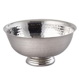 Custom Elegance Stainless Steel Collection Hammered Revere Bowl (7