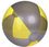 Custom 16" Inflatable Translucent Yellow & Silver Beach Ball, Price/piece