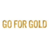 Blank Foil Go For Gold Streamer, 5' L x 7