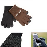 Custom Soft brushed touchscreen texting gloves, 8 1/2