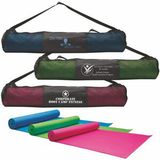 Custom Yoga Fitness Mat & Carrying Case, 25 1/2