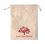 Custom Cotton Drawstring Bag, 6" W x 8" H, Price/piece