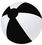 Custom Inflatable Two Tone Alternating Color Beach Ball - Black & White, Price/piece