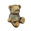 Blank Animal Pin - Teddy Bear Pin, Antique Gold, 3/4" W, Price/piece