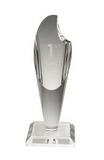 Custom Torch Crystal Award, 3.5