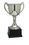 Custom Silver Plated Aluminum Cup Trophy w/ Plastic Base (11"), Price/piece