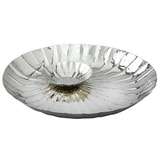 Custom Elegance Stainless Steel Collection Round Serve & Dip Tray, 13