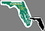 Custom Florida Stock Mini Magnet (0.019" Thick), Price/piece