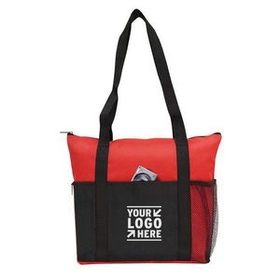 Custom Business Tote Bag, 20.08" L x 14.17" W x 2.36" H