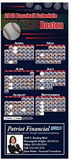 Custom Baseball Professional Sports Schedule Magnet