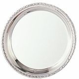 Custom Polished Stainless Steel Gadroon Tray w/ Etched Rim (10