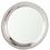 Custom Polished Stainless Steel Gadroon Tray w/ Etched Rim (10"), Price/piece