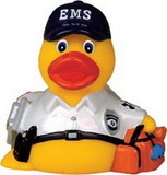 Custom Rubber EMS Duck, 3" L x 3 1/4" W x 3" H