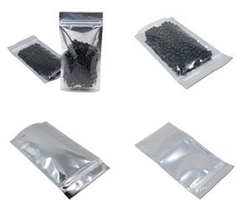 Custom Stand Up Aluminum Foil Clear Pack Bag, 6.69" L x 9.06" W x 1.57" H