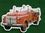 Custom Old Fire Truck #4 Magnet - 5.1-7 Sq. In. (30MM Thick), Price/piece