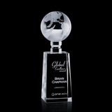 Custom Juniper Optical Crystal Award (6 1/2