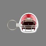 Key Ring & Full Color Punch Tag - Football Helmet (Front View)