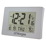 Custom Clock - Atomic LCD Wall or Desk Alarm Clock, 7.25