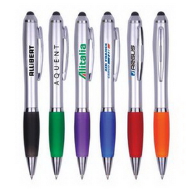 Custom Stylus Ballpoint Pen, The Dorsal Stylus & Pen, 5.375" L x 5/8" W