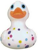 Custom Rubber Polka Dot Duck