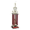 Custom Pink Moonbeam Figure Topped 4-Column Trophy w/Cup & Eagle Trims (34"), Price/piece