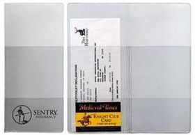 Custom Policy And Document Holder w/ 4 Clear Pockets / 4 1/2"x9 3/4"