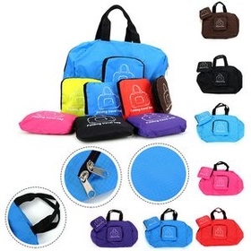 Custom Foldable Mini Travel Duffel Bags, 6" D x 15" W x 12" H
