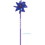 Custom Pinwheel W/ Logo, Purple Plastic 4.5" Dia, Price/piece