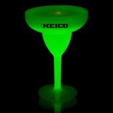 Custom 10 Oz. Green Glow Margarita Glass