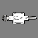 Custom Letter M Key Clip