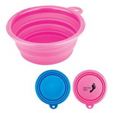 Custom Collapsible Silicone Pet Bowl, 5