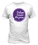 Custom T-Shirts w/ Full-Color 9"x12" Image on White Shirt (US Made), Price/piece
