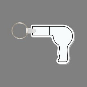 Custom Key Ring & Punch Tag - Blow Dryer