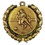 Custom Stock Soccer Female Medal w/ Wreath Edge (1 1/2"), Price/piece