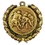 Custom Stock Football Medal w/ Wreath Edge /1 1/2", Price/piece
